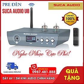 Pre đèn kiêm giải mã âm thanh Suca Audio U8 - Tặng dây AV xịn - Hàng Chính Hãng