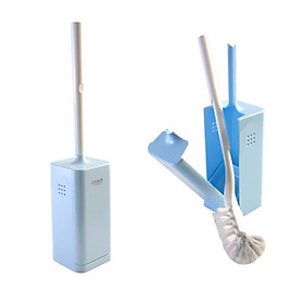 Bộ 2 chổi cọ vệ sinh Toilet có hộp đựng tiện lợi - Hàng nội địa Nhật