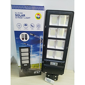 Mua Đèn đường cảm biến năng lượng mặt trời liền thể All In One - công suất  90 - 120W ánh sáng trắng - 280 bóng led