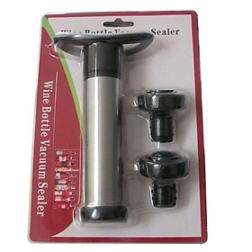 Mua Dụng cụ hỗ trợ bảo quản rượu hút chân không đa năng ( Đã kèm 2 nút chai -Tặng kèm miếng thép tích hợp 11 chức năng trong 1 )