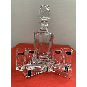 Mua BỘ RƯỢU PHA LÊ SÉC QUADRO CHÉN 050ML  CHAI 400ML 2K9/99A44/457