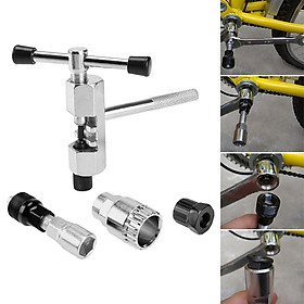 4 Pieces Bicycle Maintenance Tool Freewheel Kit Chain Tool Cutter Freewheel Kit Chain for Bicycle