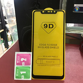 Kính Cường Lực 9D Full Màn Hình Đen Dành Cho Xiaomi Redmi Note 6 Pro