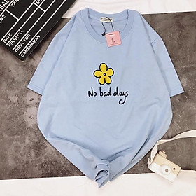 Áo Thun Tay Ngắn UNISEX Hoa - Hình chụp thật