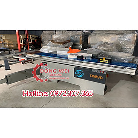 Mua MÁY CƯA BÀN TRƯỢT 2 LƯỠI CAO CẤP DW-90 THẾ HỆ MỚI HỆ TY TRÒN