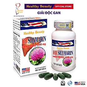 Viên Uống HB Silymarin Milkthistle 1000mg Healthy Beauty 100 Viên Giúp Hạ