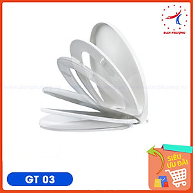 Mua Nắp nhựa bàn cầu rơi êm 49cm thay thế cho tất cả các loại bàn cầu GT03