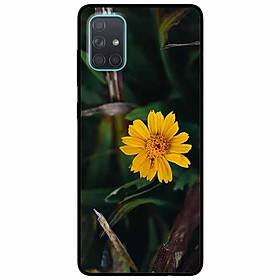 Ốp lưng dành cho samsung a71 mẫu cúc vàng mờ ảo