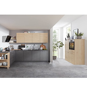Mua KITCHEN  Mẫu tủ bếp chữ L hiện đại gỗ công nghiệp cao cấp KIT_005