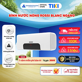 Mua Bình nóng lạnh gián tiếp Rossi Blanc Ngang (15/20/30 Lít) - Chính hãng  Bảo Hành 20 năm