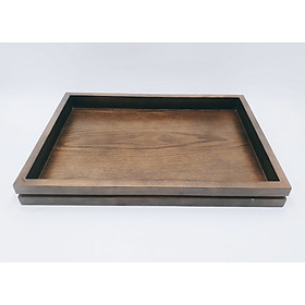Mua Khay gỗ spa - Màu Nâu - 44 x 32 x 4 cm