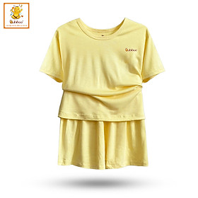 Đồ bé trai Babiboo bộ quần áo cộc tay bé trai, bé gái chất vải viscose sợi gỗ mềm mịn, mát BTK73