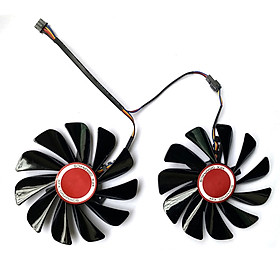 NEW 2PCS 95MM FDC10U12S9-C CF1010U12S 4PIN RX5700 GPU Fan For Powercolor RtX 5700 Sports Edition 8GB GDDR6 RtX 5700 XT Red XFX 580