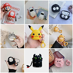 Vỏ Bọc Dành Cho Tai Nghe Airpods Pro Case Silicon Dẻo Hình Thú Nhiều Mẫu Dễ Thương