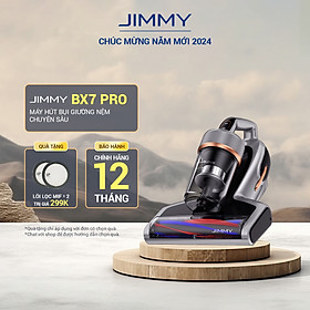Mua Máy Hút Bụi Giường Nệm Gia Nhiệt 60 độ Thế Hệ Mới JIMMY BX7 Pro 700W 16kPa Tia UV Sóng Siêu Âm Diệt Khuẩn 99 9% - Hàng Chính Hãng - Bảo Hành 12 Tháng
