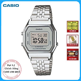 Đồng hồ nữ dây kim loại Casio LA680WA-7DF
