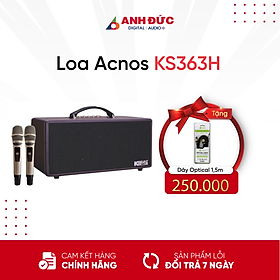 Mua Loa Kéo Karaoke Acnos KS363H - Công Suất 100W - Kèm 2 Micro Không Dây - Hàng Chính Hãng