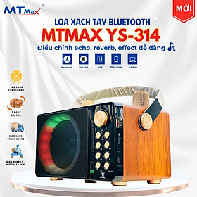 Mua Loa Xách Tay Bluetooth YS-314  Công Suất 40W  Thiết Kế Nhỏ Gọn  Âm Thanh Cực Hay  Bass Căng  Kèm 2 Micro Không Dây Karaoke Cao Cấp  Bảo Hành 6 Tháng  Hàng Chính Hãng