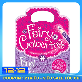 Sách tô màu Fairy Colouring Find and Stick