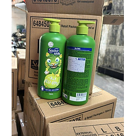 Sữa tắm gội xả 3in1 Suave Kids 700ml hương Táo dành cho em bé