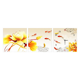 Tranh Đồng Hồ Cá Vàng 1 TDH23