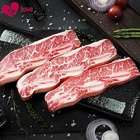 [Chỉ giao HCM] - Sườn Bò Mỹ có Xương - US Beef Short Rib bone In - 500gram