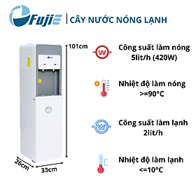 Mua Cây nước nóng lạnh FujiE WD1900C công nghệ Nhật Bản làm lạnh bằng block đạt chuẩn quốc tế - Hàng nhập khẩu