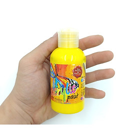 Chai Màu Vẽ Acrylic 120ml - Mẫu 3 - Màu Vàng