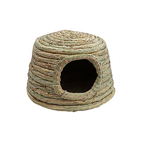 Rabbit  Stable Playhouse Nest Straw Shelter for Canary Ferret
