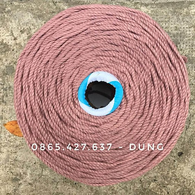 Mua 1kg dây thừng macrame màu nâu 3mm  5mm decor trang trí - Macrame & Dreamcatcher