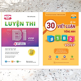 [Download Sách] Combo 2 sách luyện thi B1 Vstep: Sách luyện thi B1 Vstep 4 kỹ năng và Sách 30 đề thi viết luận tiếng Anh B1, B2 Vstep – Ôn thi chứng chỉ tiếng Anh bậc 3 theo khung NLNN 6 bậc Việt Nam