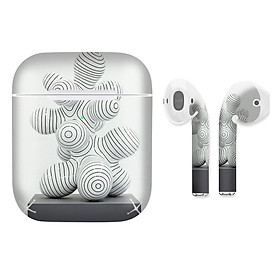 Mua Miếng dán skin chống bẩn cho tai nghe AirPods in hình Họa tiết - HTx044 (bản không dây 1 và 2)