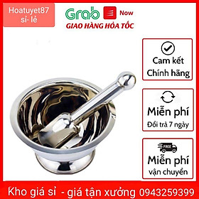 Bộ Chày Cối Bằng Inox SUS 304 Cao Cấp Chống Nấm Mốc