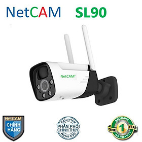 Mua Camera WiFi Năng Lượng Mặt Trời NetCAM SL90  Góc Quan Sát 89º  Độ phân giải 3.0MP - Hàng chính hãng