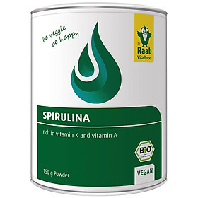 Bột tảo xoắn Spirulina hữu cơ Raab 150g