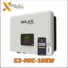 Bộ Inverter hòa lưới 3 pha 10kw điện năng lượng mặt trời SOLAX X3-MIC (Dual MPPT + WIFI + DC SWITCH + LCD)