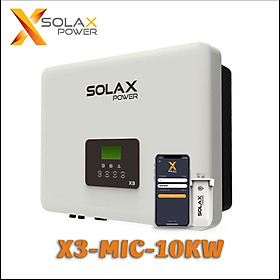 Mua Bộ Inverter hòa lưới 3 pha 10kw điện năng lượng mặt trời SOLAX X3-MIC (Dual MPPT + WIFI + DC SWITCH + LCD)