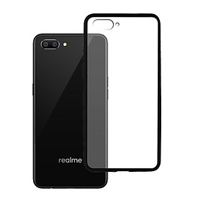 Ốp lưng Realme C1 - Bề mặt nhám chống vân tay, lưng cứng, viền TPU dẻo - 02093 - Hàng Chính Hãng