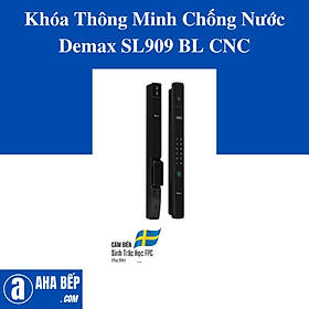 Mua Khóa Thông Minh Chống Nước Demax SL909 BL CNC. Hàng Chính Hãng