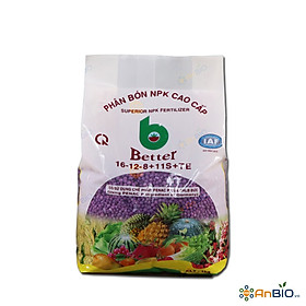 Phân Bón Gốc NPK BETTER TÍM 16-12-8 - 11S +TE Gói 1Kg