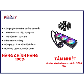 Mua Tản nhiệt Cooler Master MasterLiQuid PL360 Flux - Hàng chính hãng