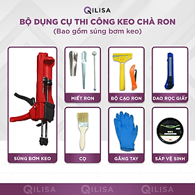 Bộ Dụng Cụ Thi Công Keo Chà Ron 2 Thành Phần - Keo Chít Mạch Chống Thấm, Không Chứa Chất Gây Ung Thư