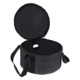 Durable Dutch Oven Storage Pouch Bag, Waterproof ,Large Capacity ,12inch W/ Zipper Multipurpose Tote for Hiking ,Camping ,Picnic Outdoor Supplies