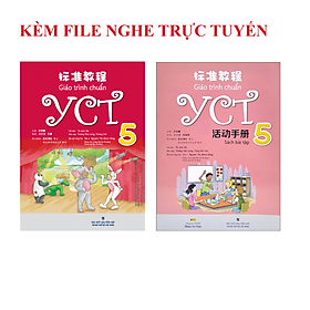 Sách- Combo:Giáo trình chuẩn YCT Tập 5 (Sách Bài Học - Bài Tập)+KÈM MP3 NGHE ONLINE