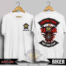  Áo Thun Biker Exciter Yamaha Club | Áo Biker Đi Phượt | Racing Tshirt