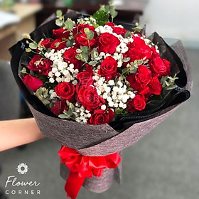 Mua Bó hoa hồng đỏ - Đỏ Thắm