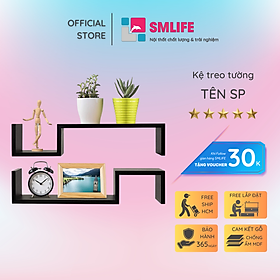 Mua Kệ trang trí phòng khách gỗ công nghiệp SMLIFE Willy