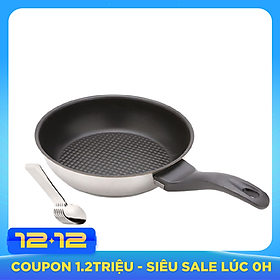 Chảo Chống Dính Bếp Từ Fivestar - Đen (Tặng 5 Muỗng Inox)