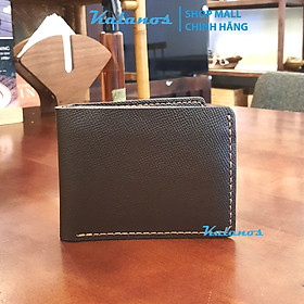 Ví nam da bò handmade cao cấp màu đen đẹp Kalanos KBN830-Den