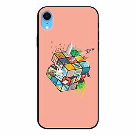 Ốp lưng in cho Iphone XR  Rubik Cube